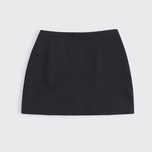 Abercrombie & Fitch Black Mini Skort